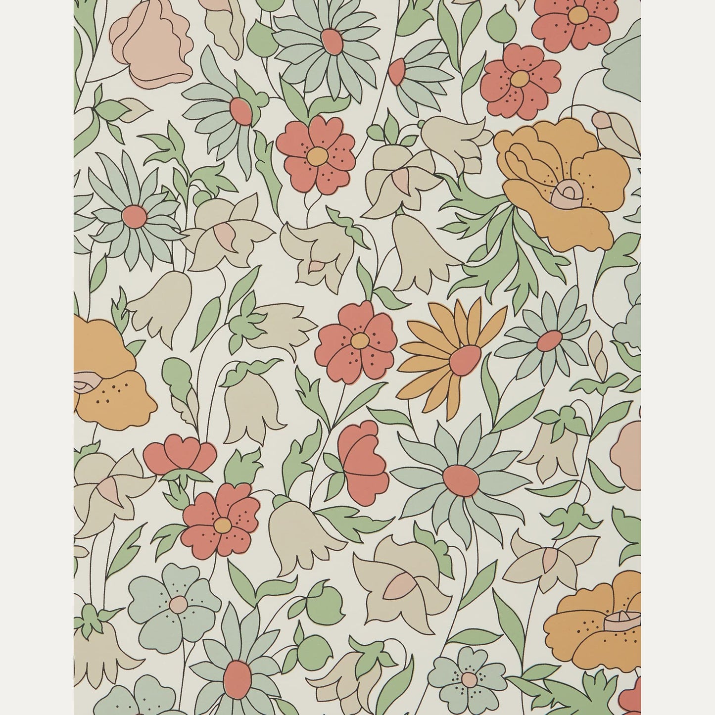 Tapetti Poppy Meadowfield