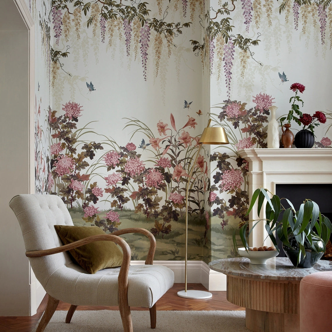 Kuvatapetti Wisteria Bloom