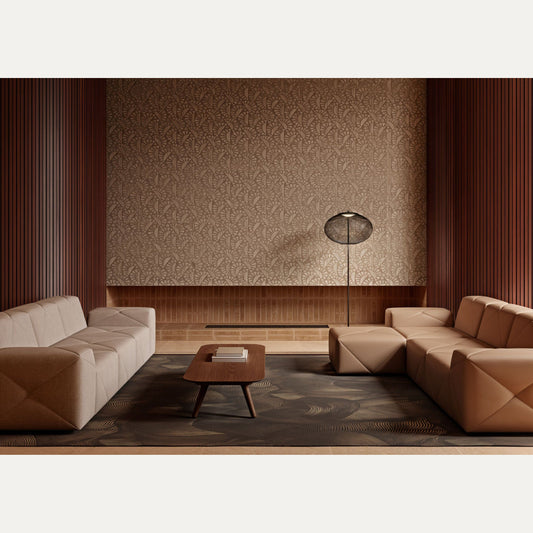 Tapetti Woodblock Beetle Flora