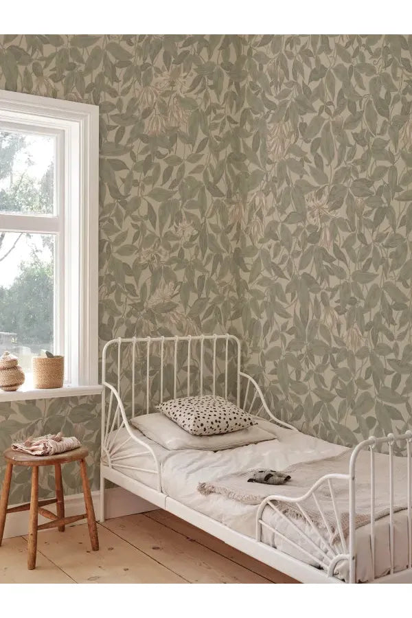 Tapetti Linnea Mural, Garden Green