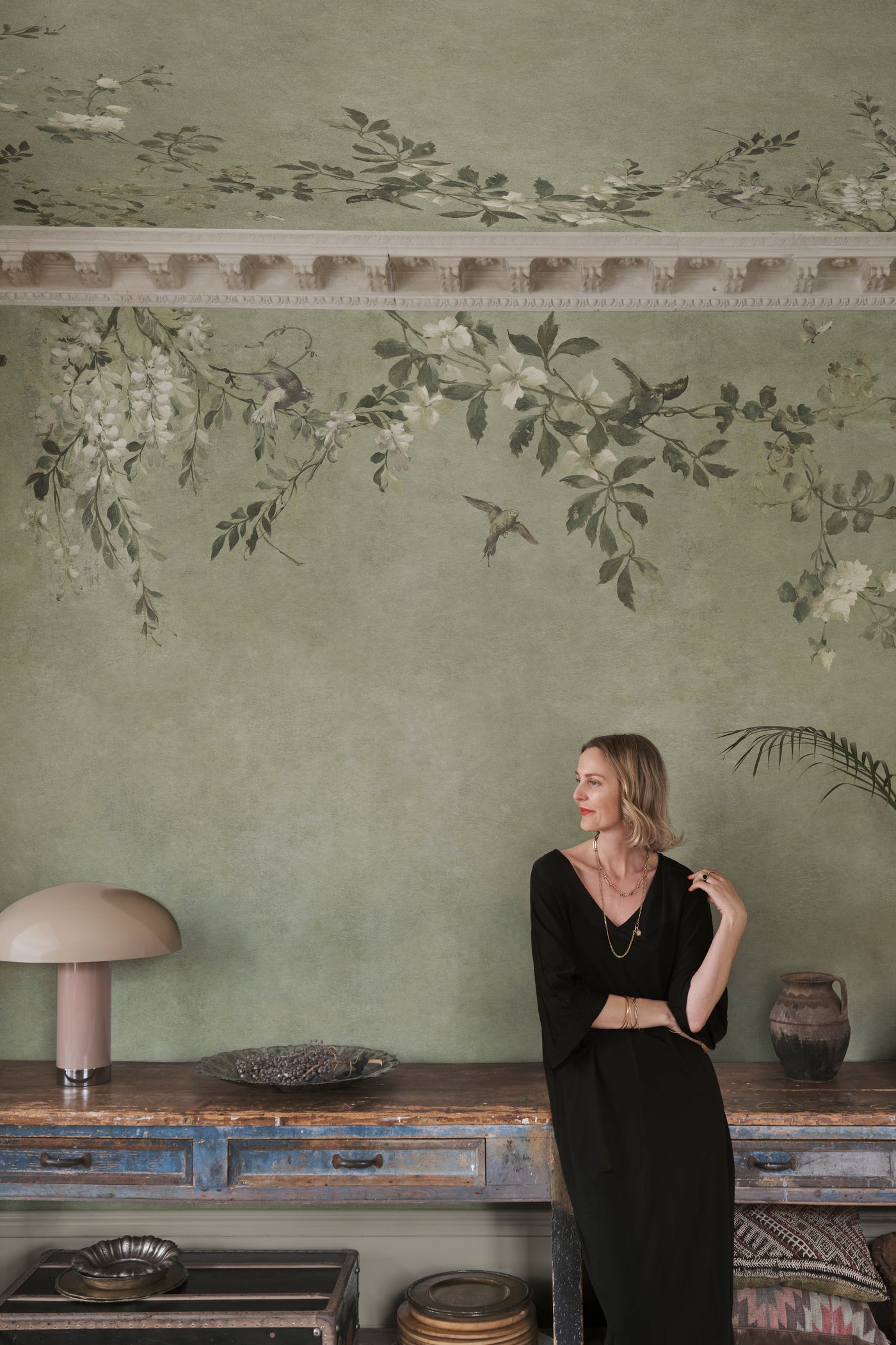 Kuvatapetti Luca Rectangle, Sage Green