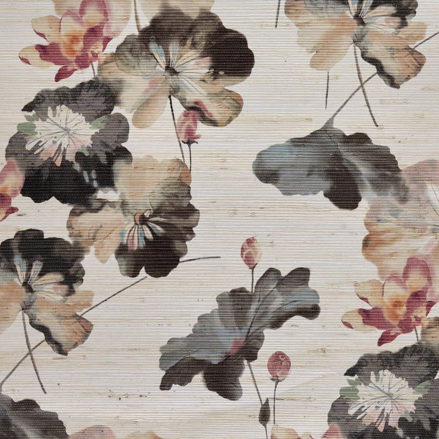 Tapetti Water Lilies Grasscloth