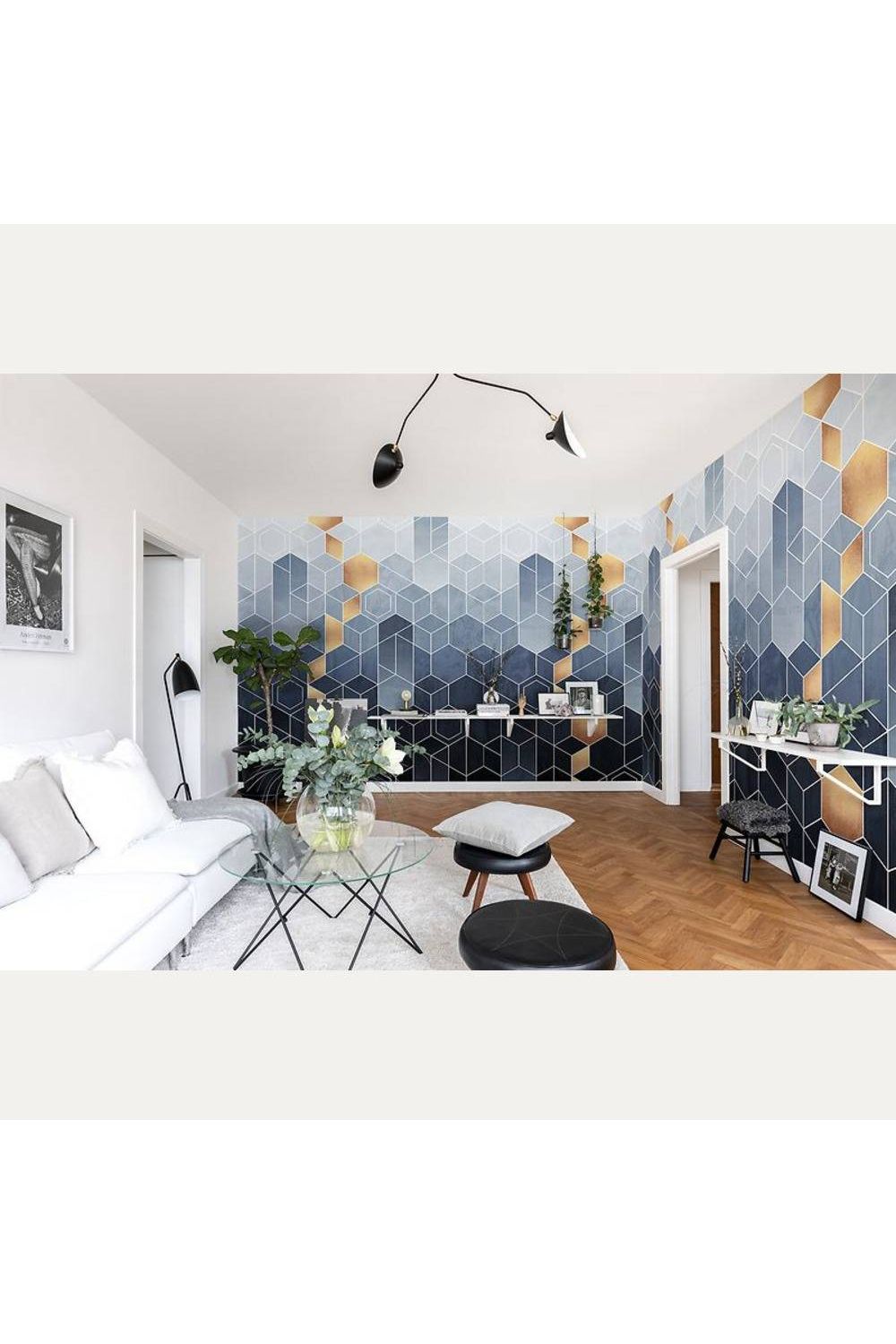 Rebel Walls Gradient Geometry -tapetti