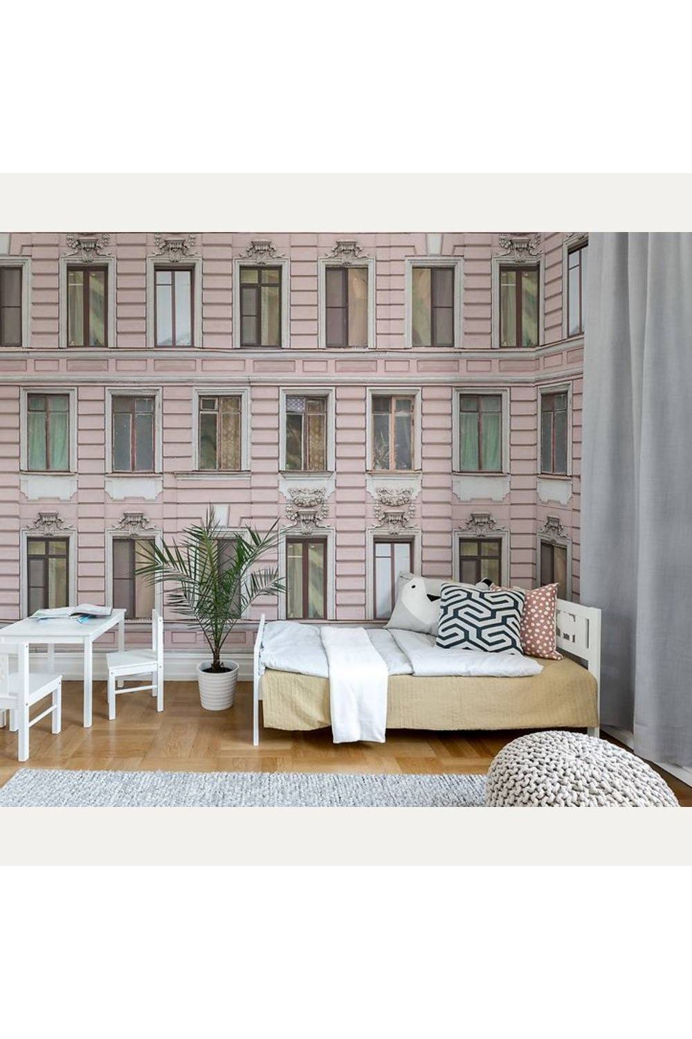 Rebel Walls Pink Facade -tapetti