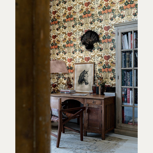 Kuvatapetti Goldene Henne