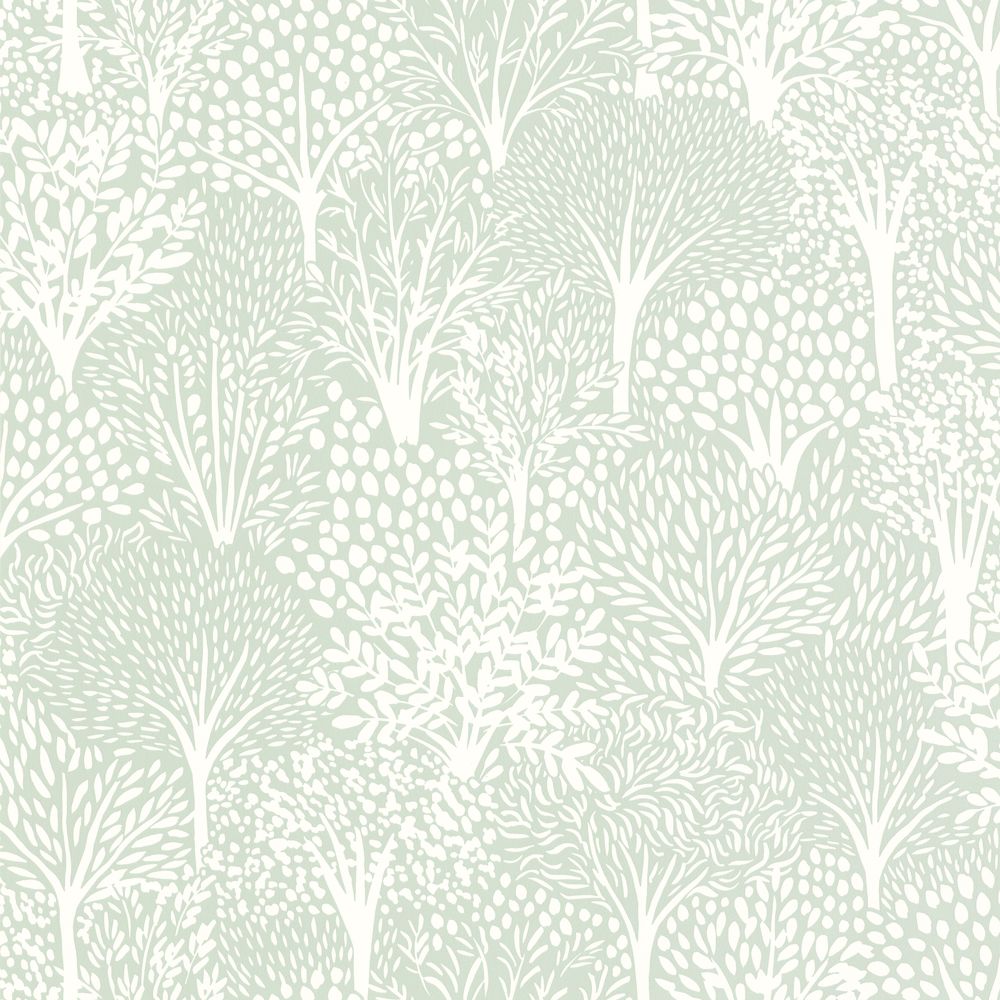 Tapetti Alice Vert D'Eau Blanc 0,53x10,05m