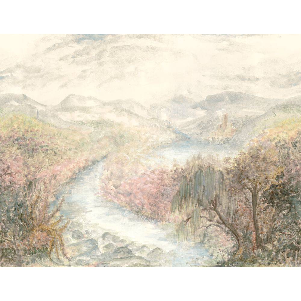 Tapetti Ruisseau De Joie_L Rose Nude 400X310 cm