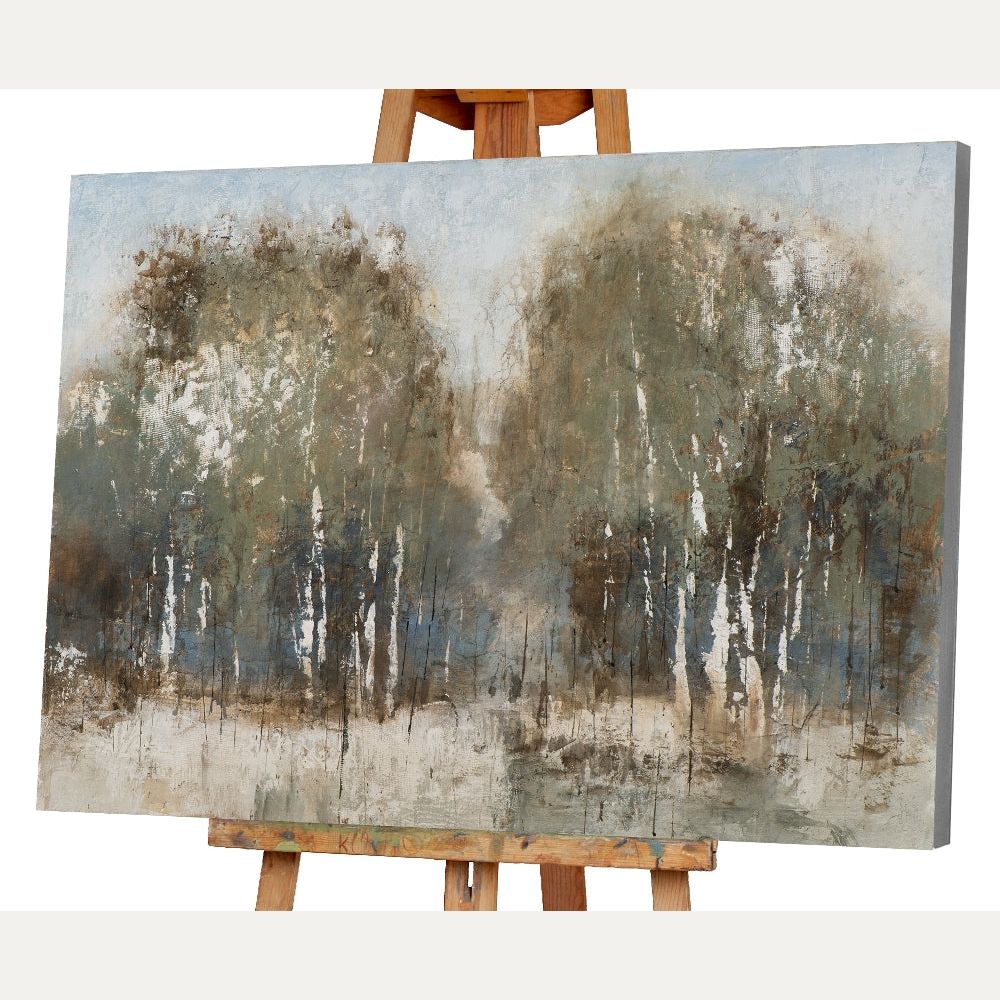 Sisustustaulu Abstract birch forest