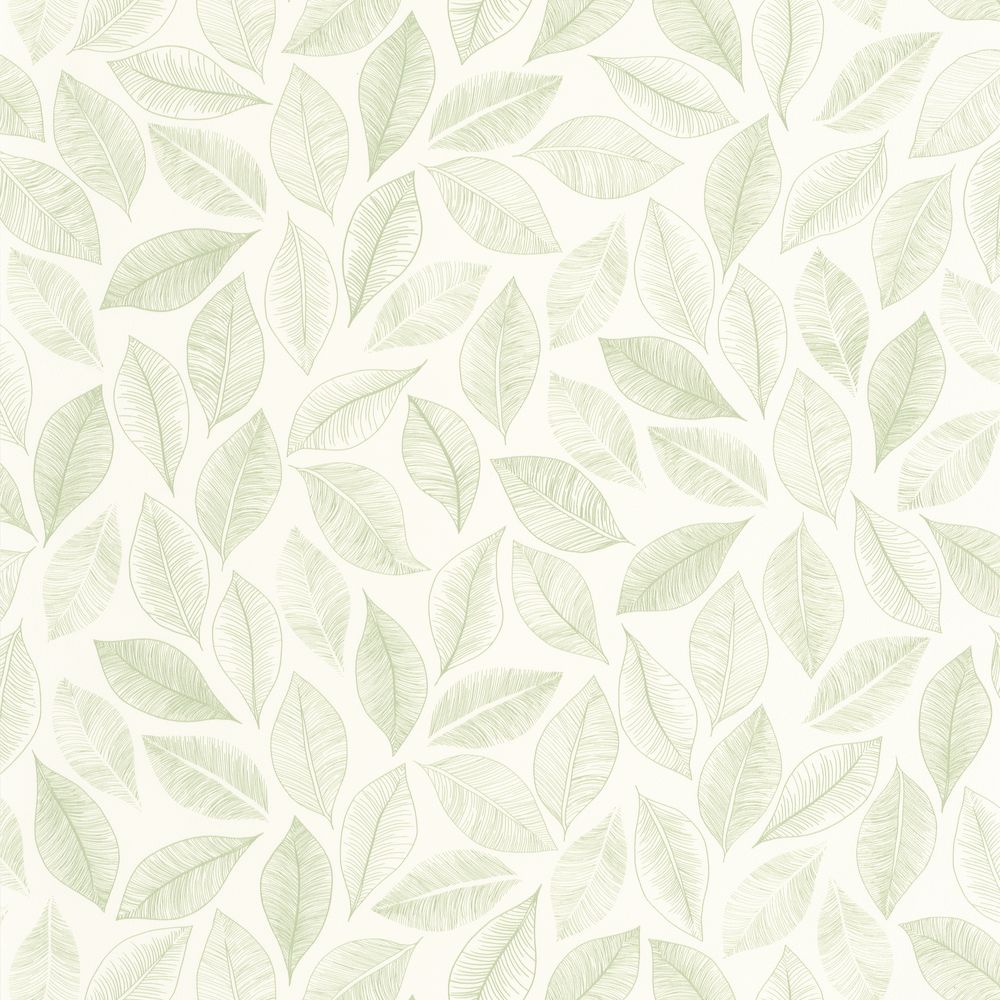 Tapetti Bliss Blanc Vert Mousse 0,53x10,05m