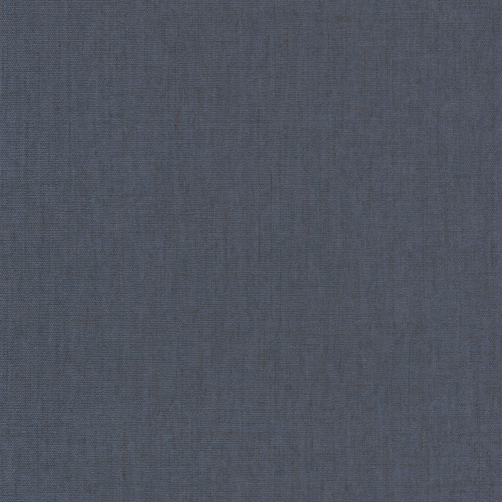 Tapetti Toile De Lin Bleu Encre 0,53x10,05m