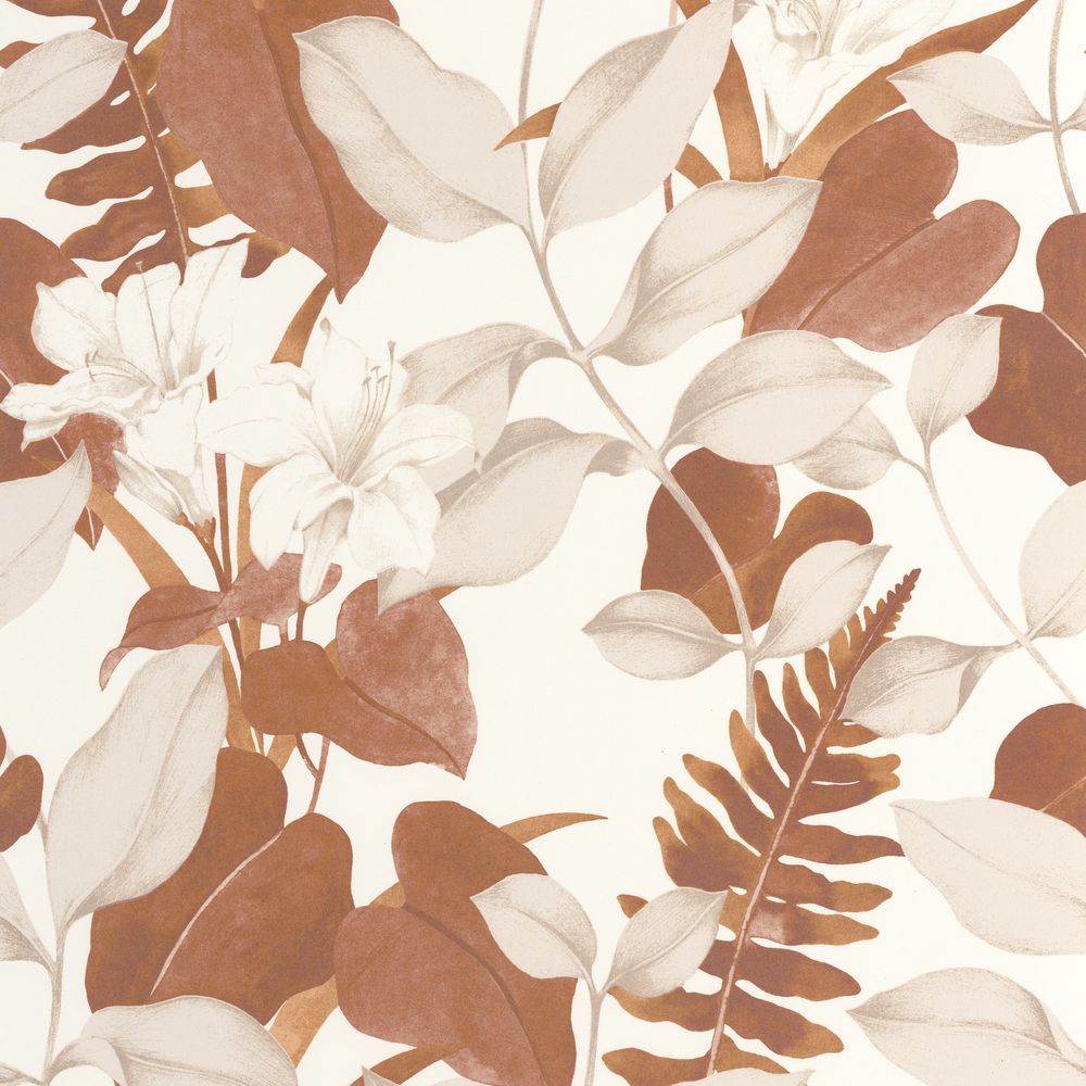 Tapetti Royal Lily Terre De Sienne 0,53x10,05m