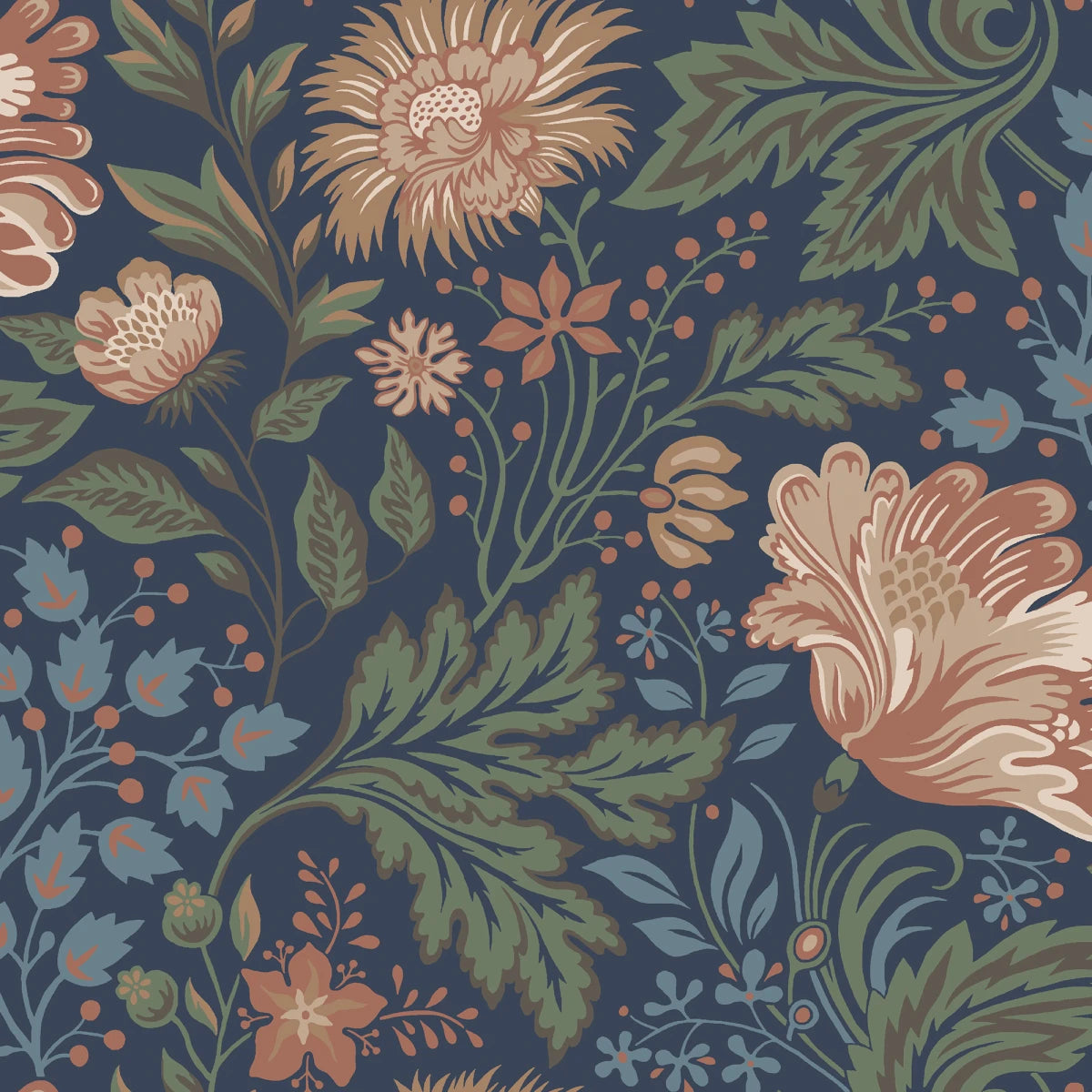 Tapetti Ava, Classic Blue