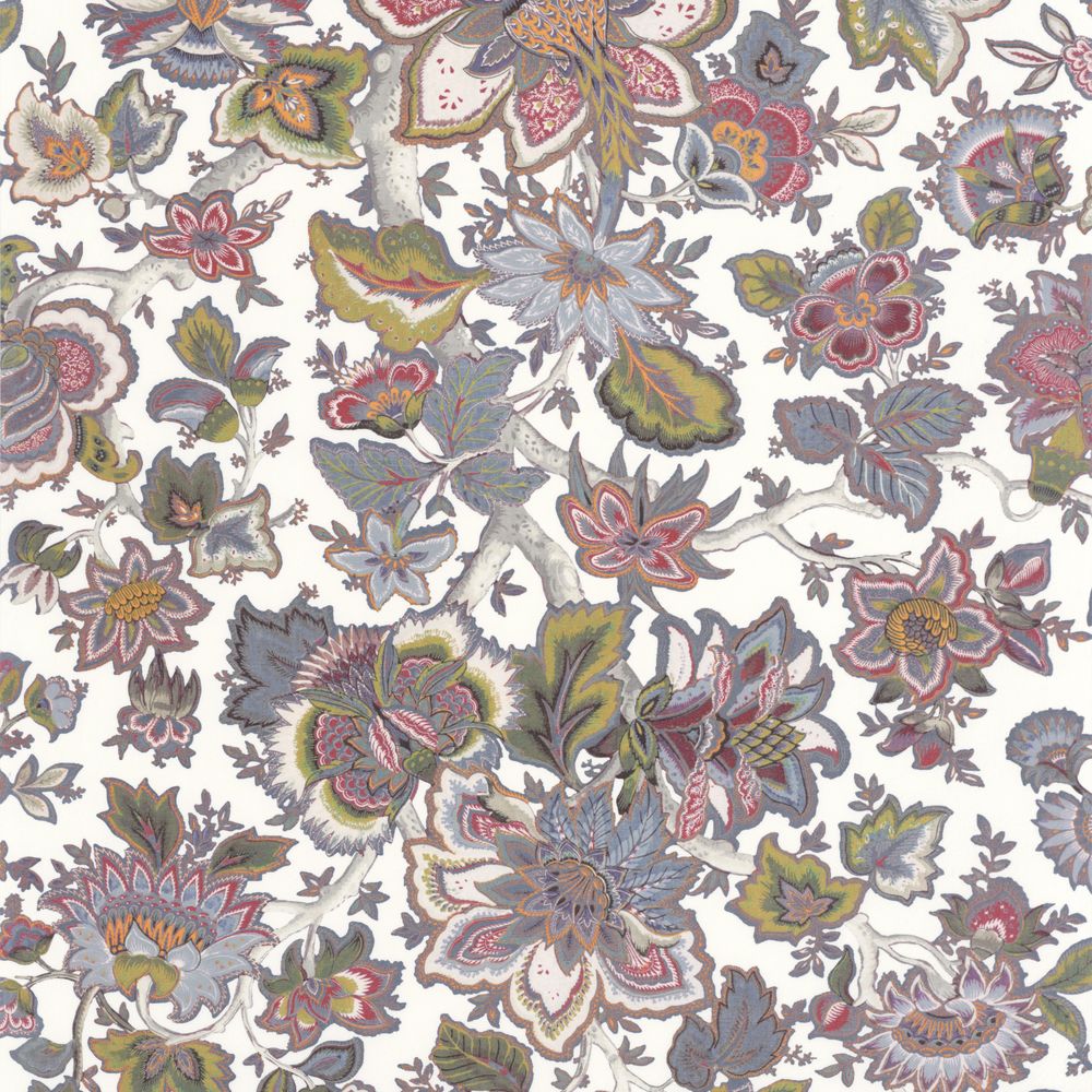 Tapetti Provence Multico Fond Blanc 0,53x10,05m