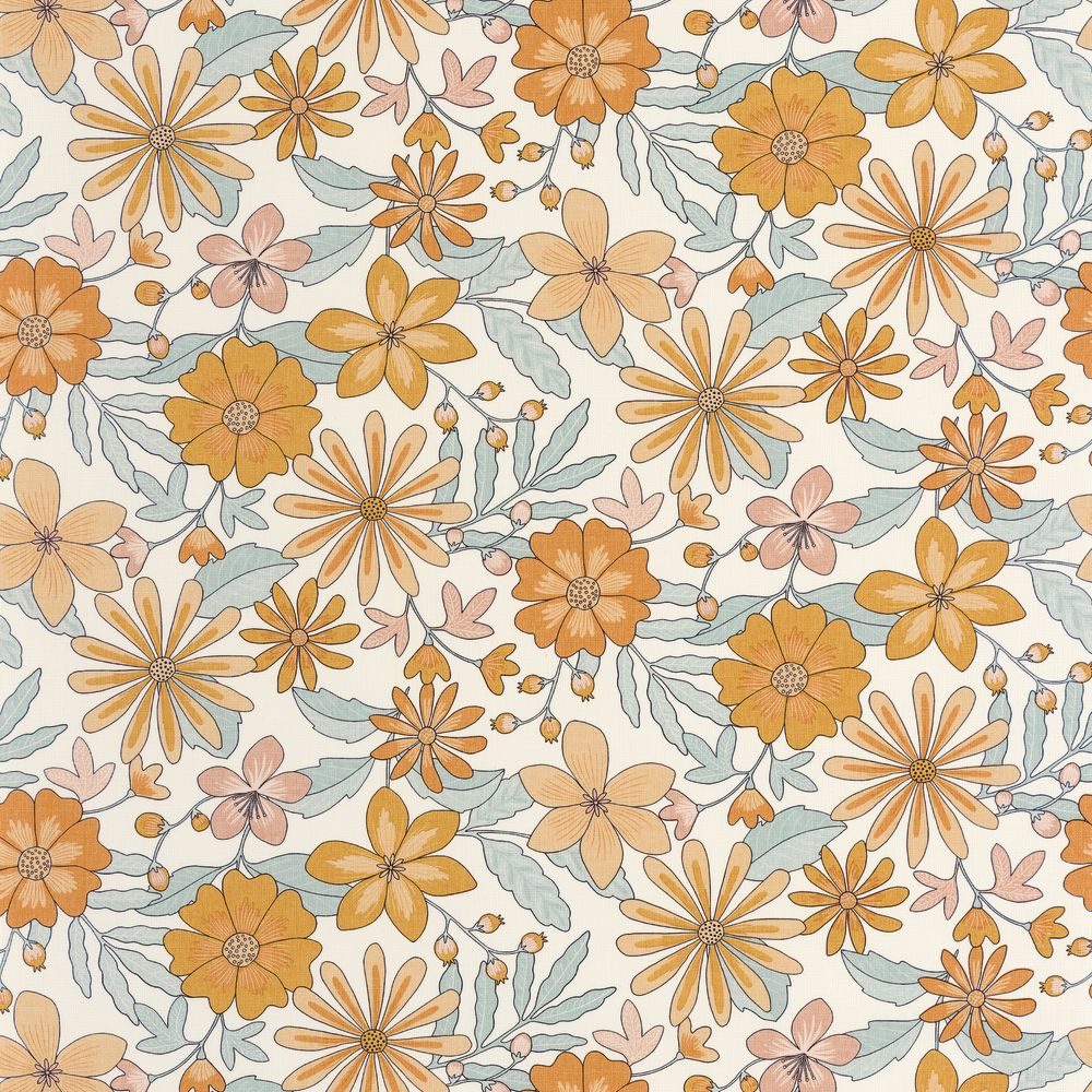 Tapetti Emy Orange Bleu 0,53x10,05m