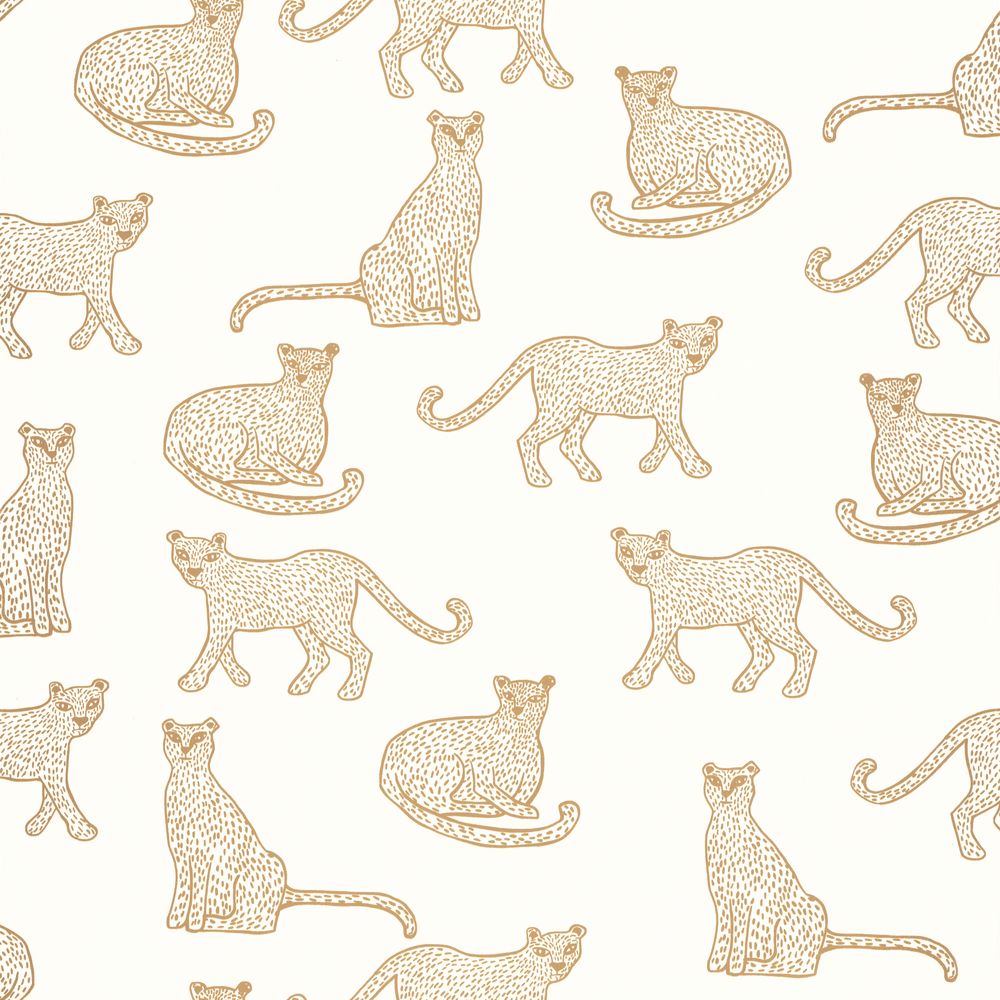 Tapetti Lea Blanc Or 0,53x10,05m