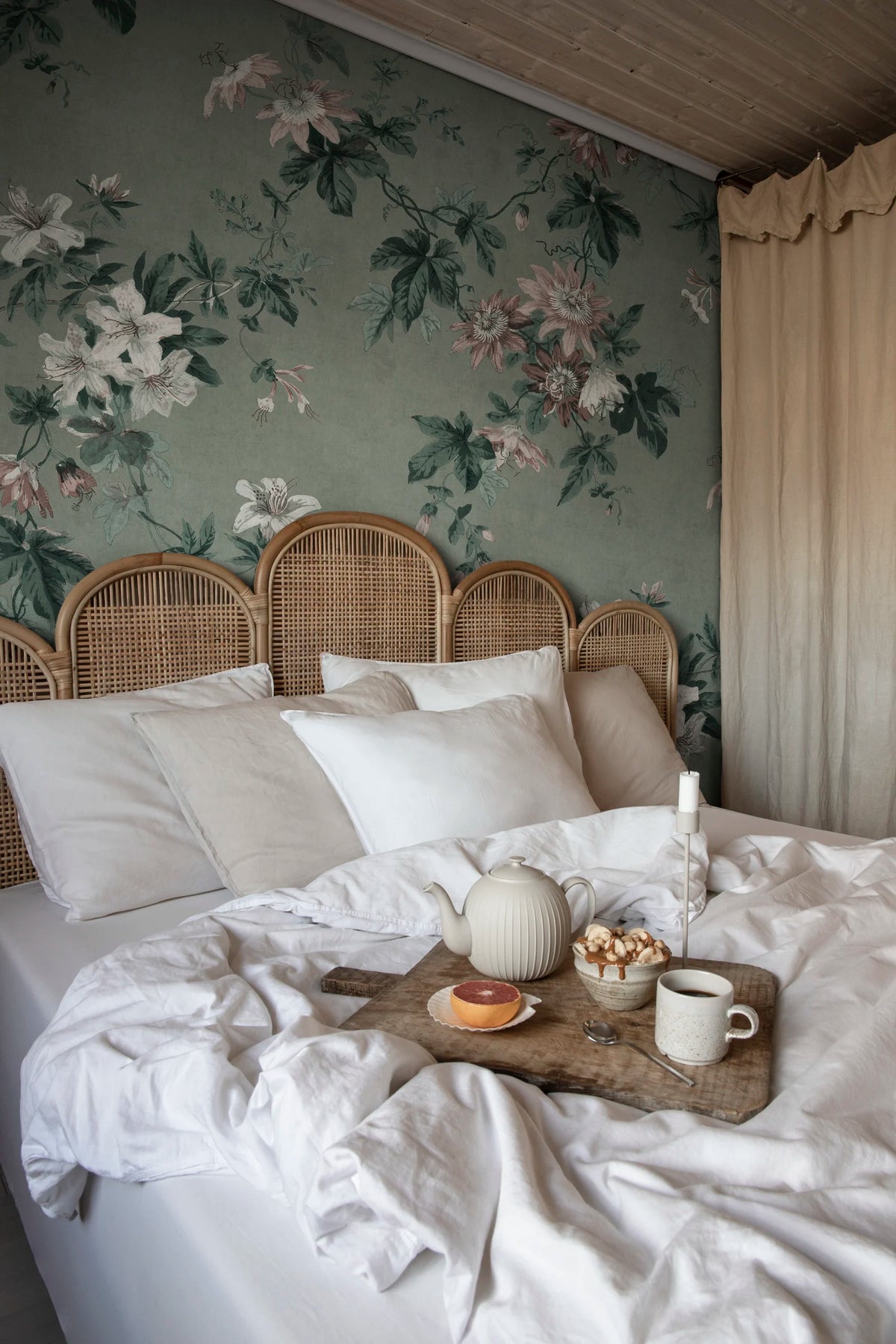 Tapetti Faded Passion, Sage Green