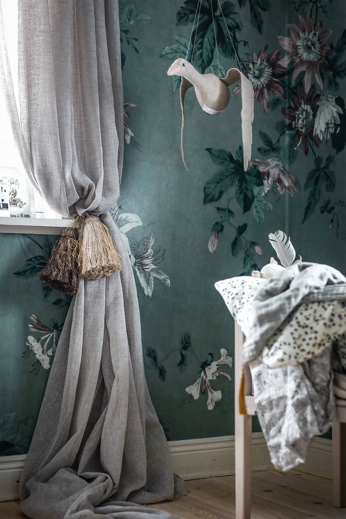 Tapetti Faded Passion, Sage Green