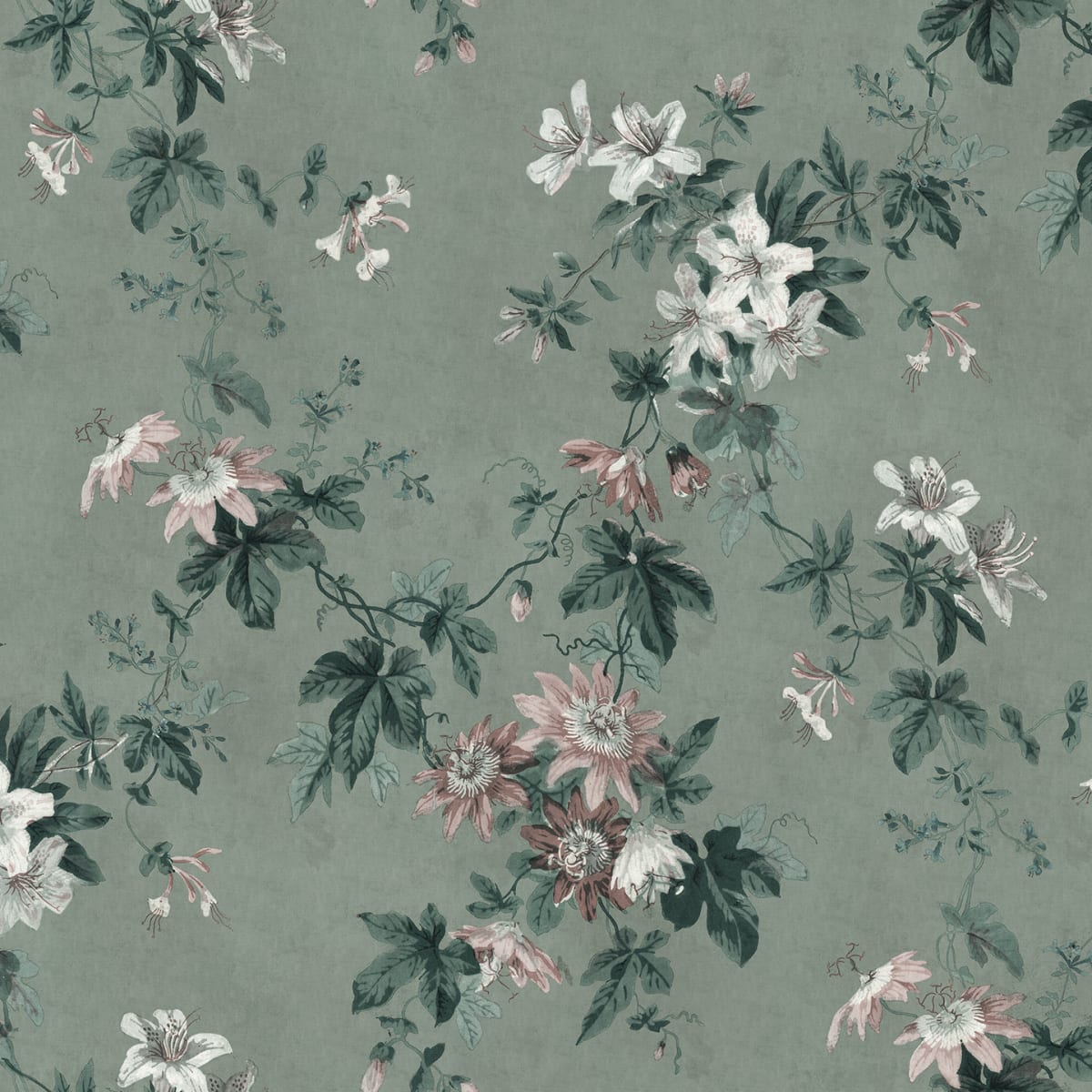Tapetti Faded Passion, Sage Green