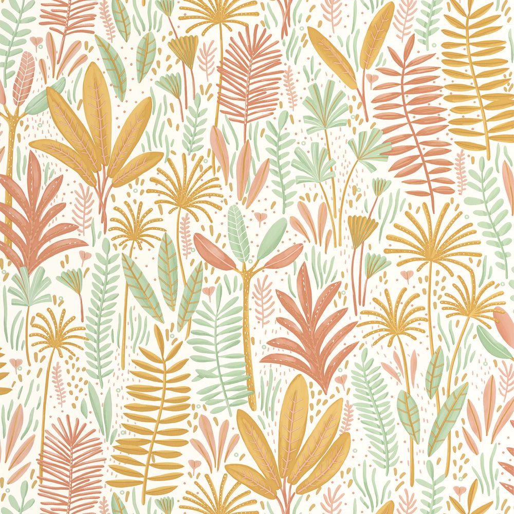 Tapetti Herbes Folles Multicouleurs 0,53x10,05m