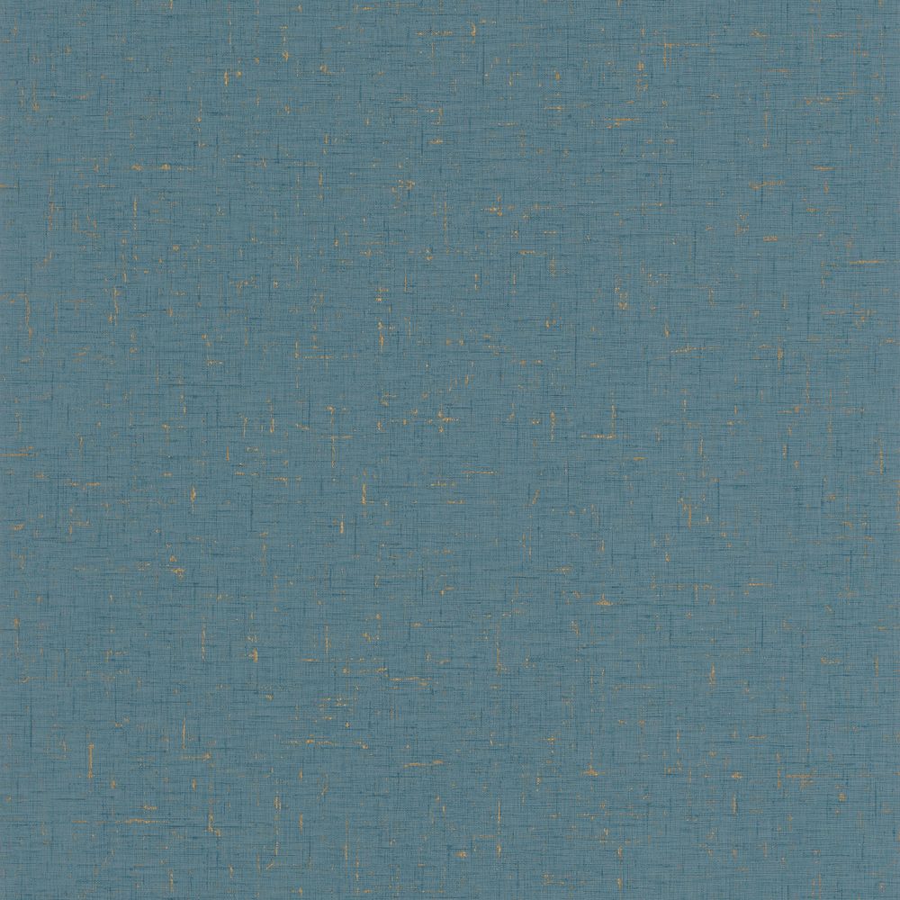 Tapetti Color Box Gaze Metal Bleu Canard Or 0,53x10m