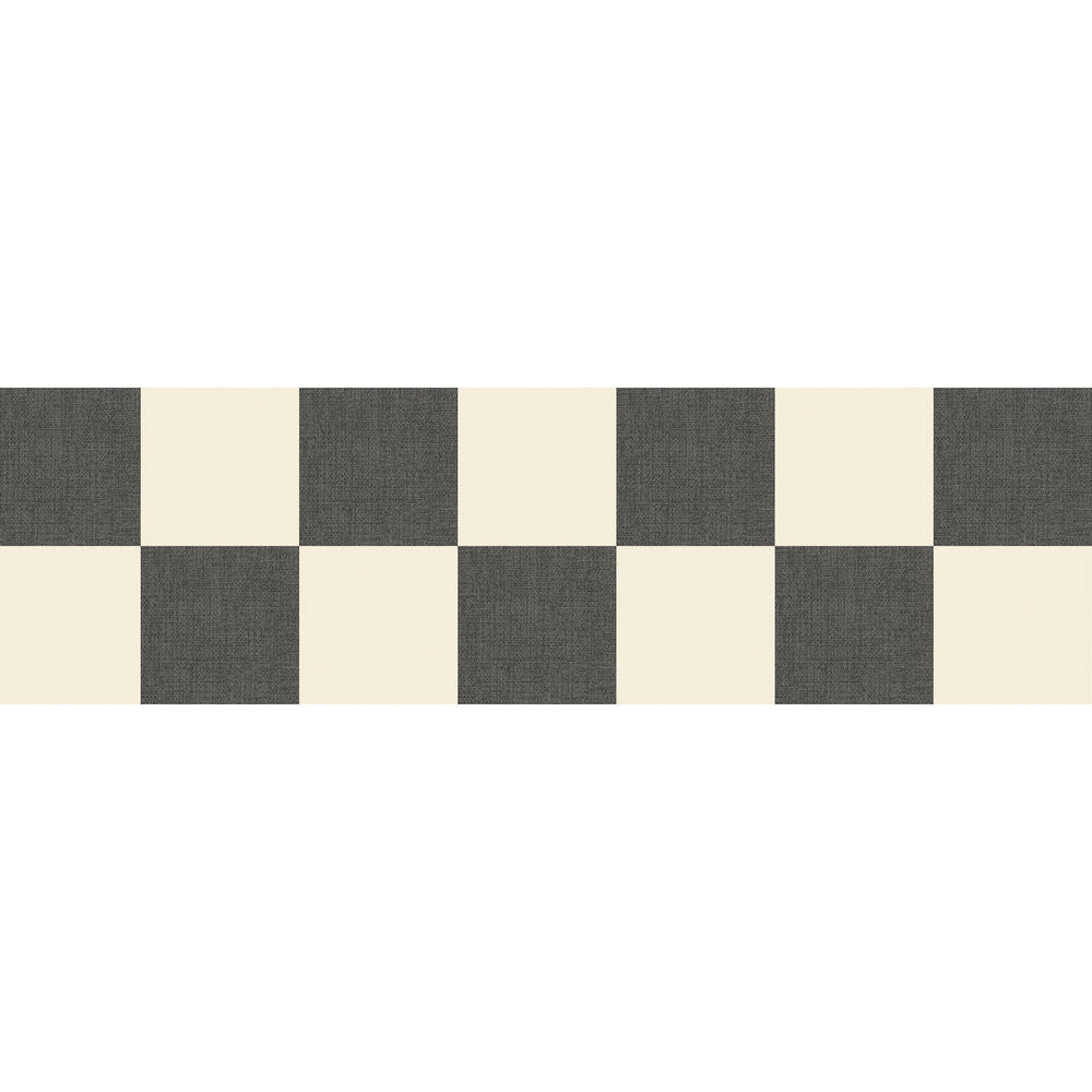 Boordi Checks Border Noir 0,106x6m