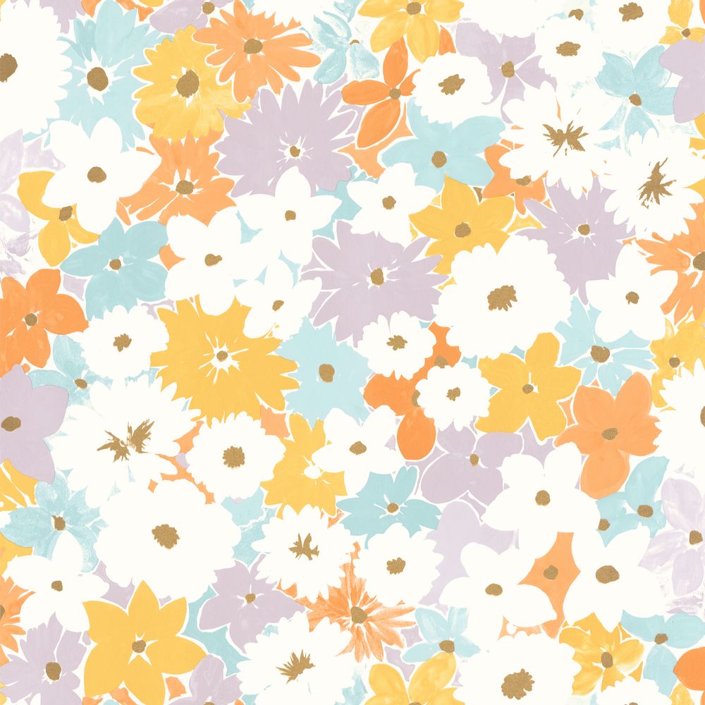 Tapetti Flora Multicouleurs 0,53x10,05m