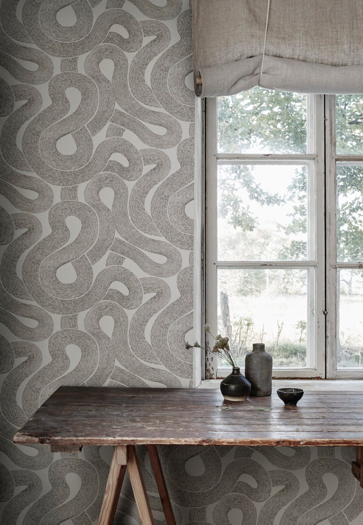 Tapetti Zen, White