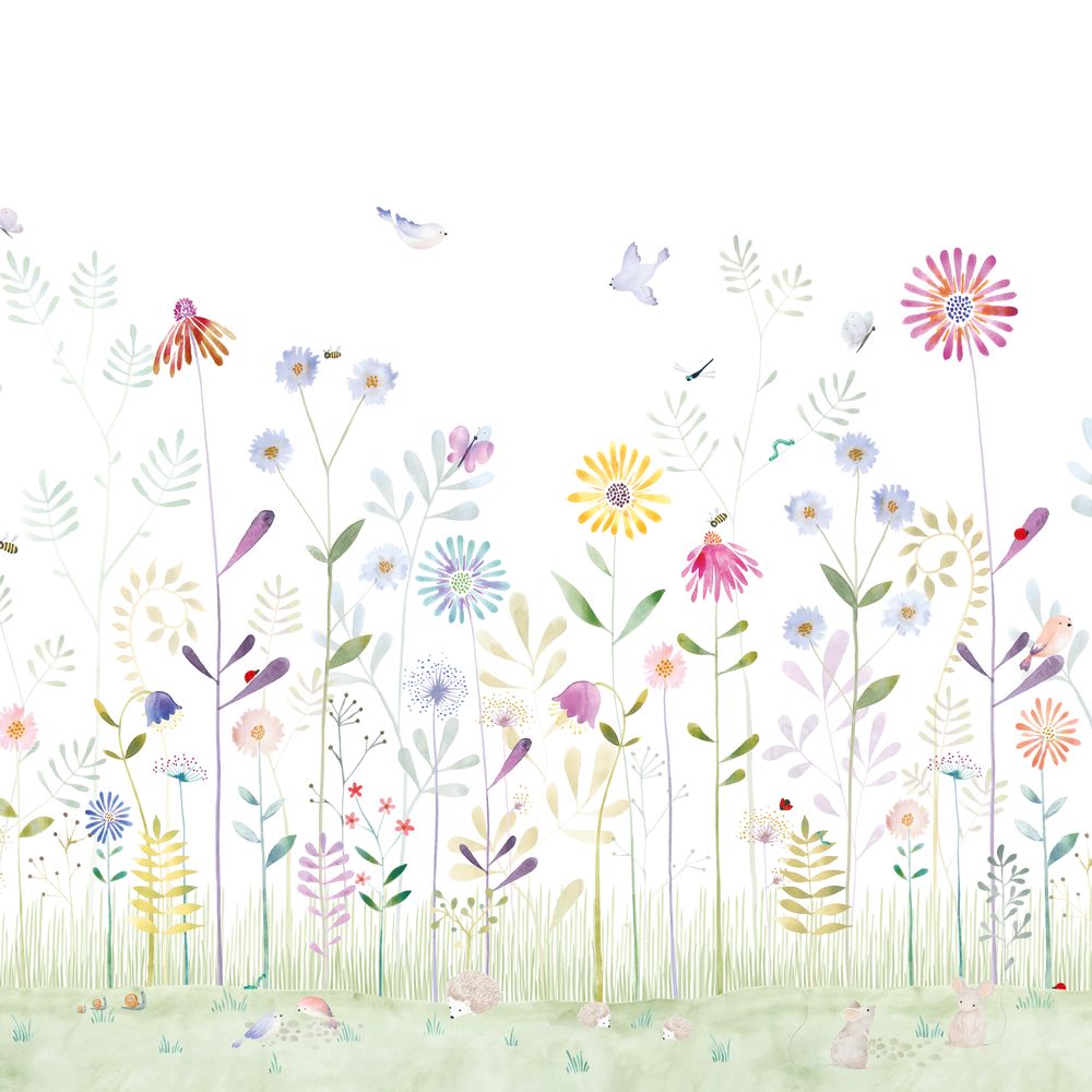 Tapetti The Garden Small World Full_M Bouquet 400X280 cm