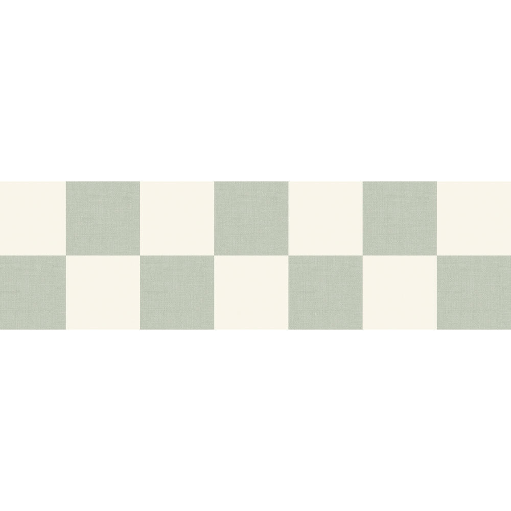 Boordi Checks Border Vert Amande 0,106x6m