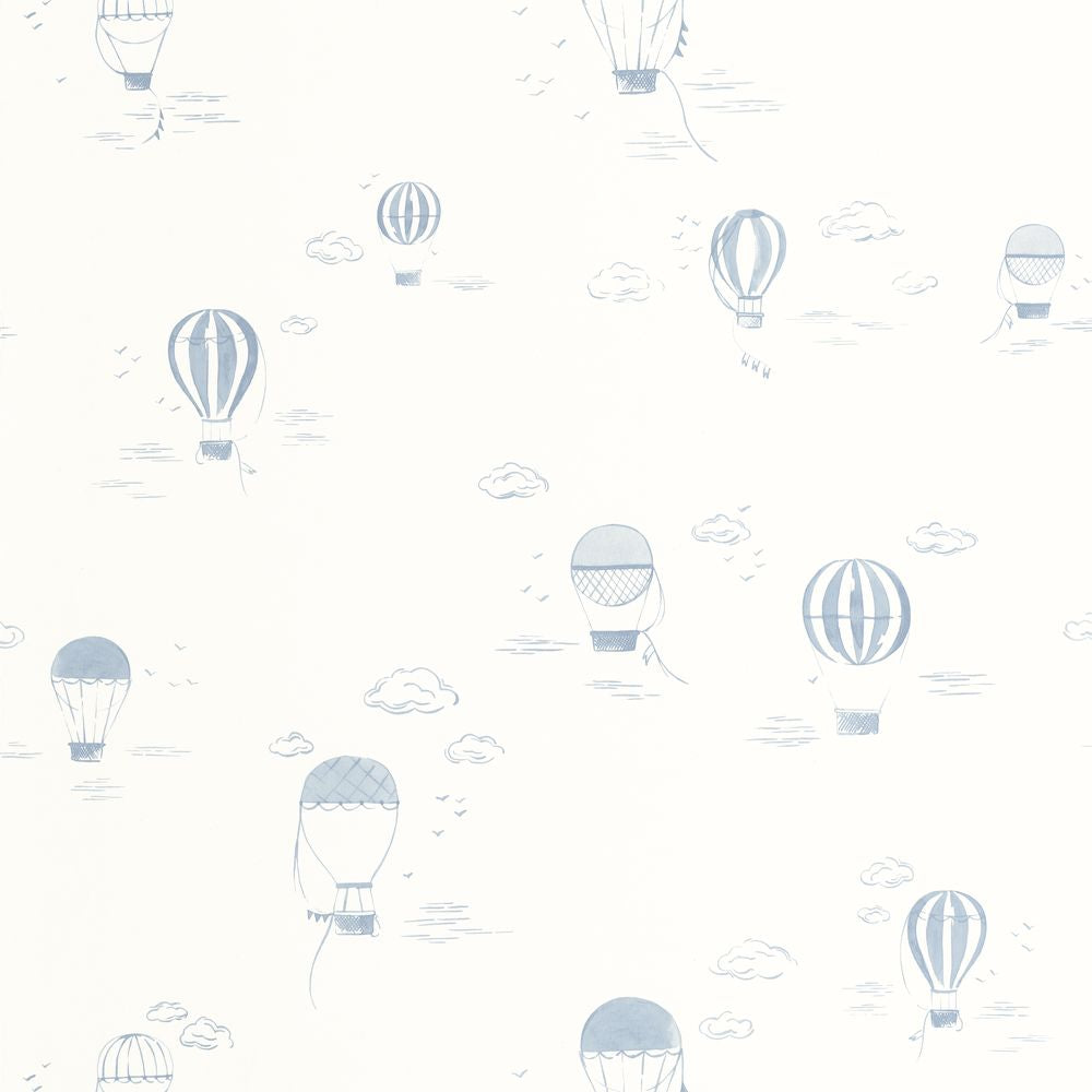 Tapetti Balloons In The Clouds Bleu Doux 0,53x10,05m