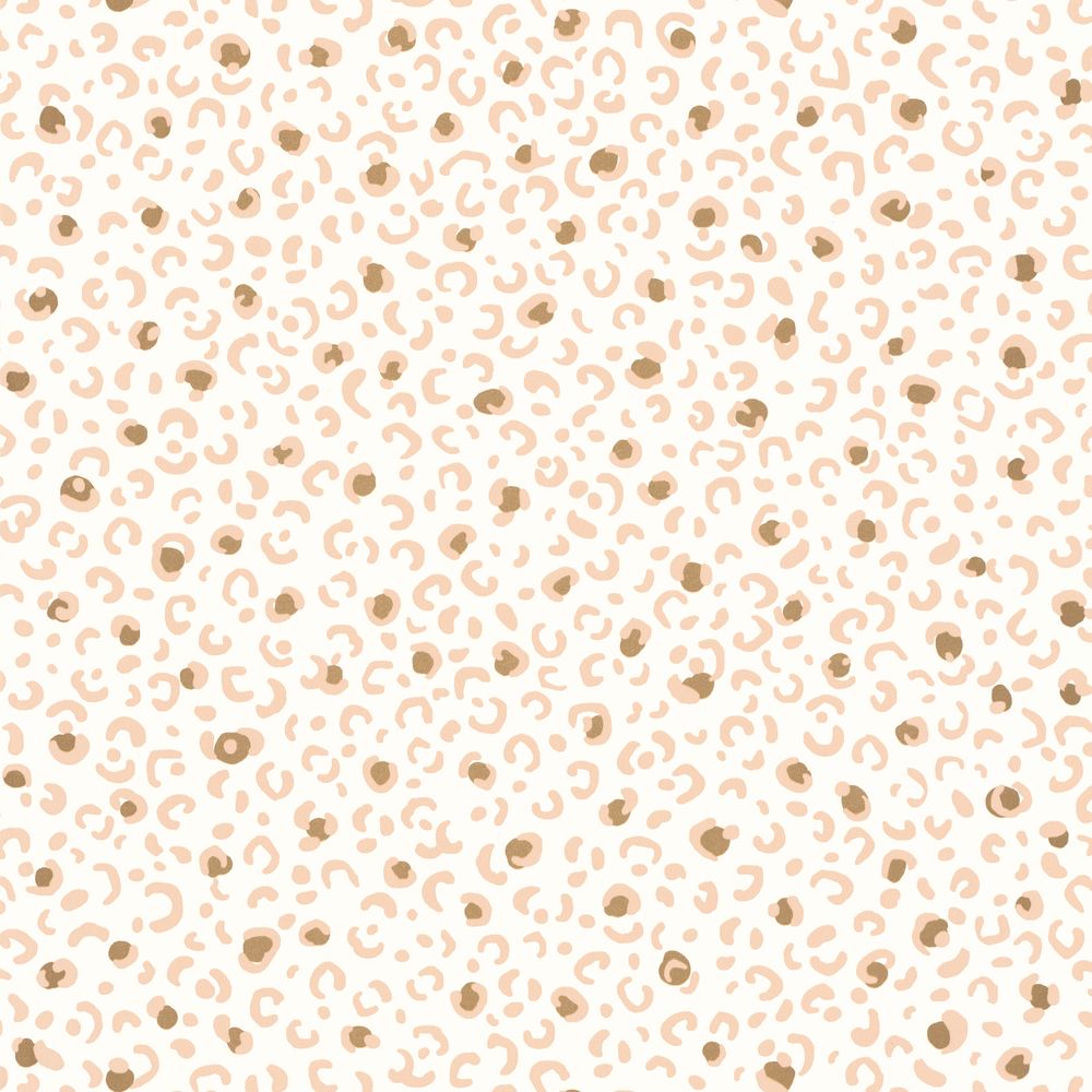 Tapetti Leonne Blanc Rose Or 0,53x10,05m