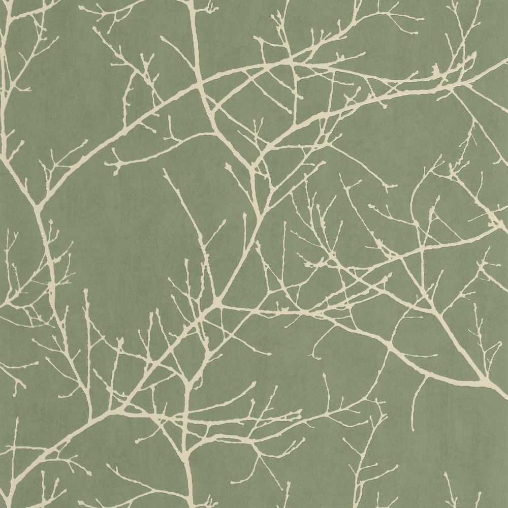 Tapetti Vancouver Vert Eucalyptus 0,53x10,05m
