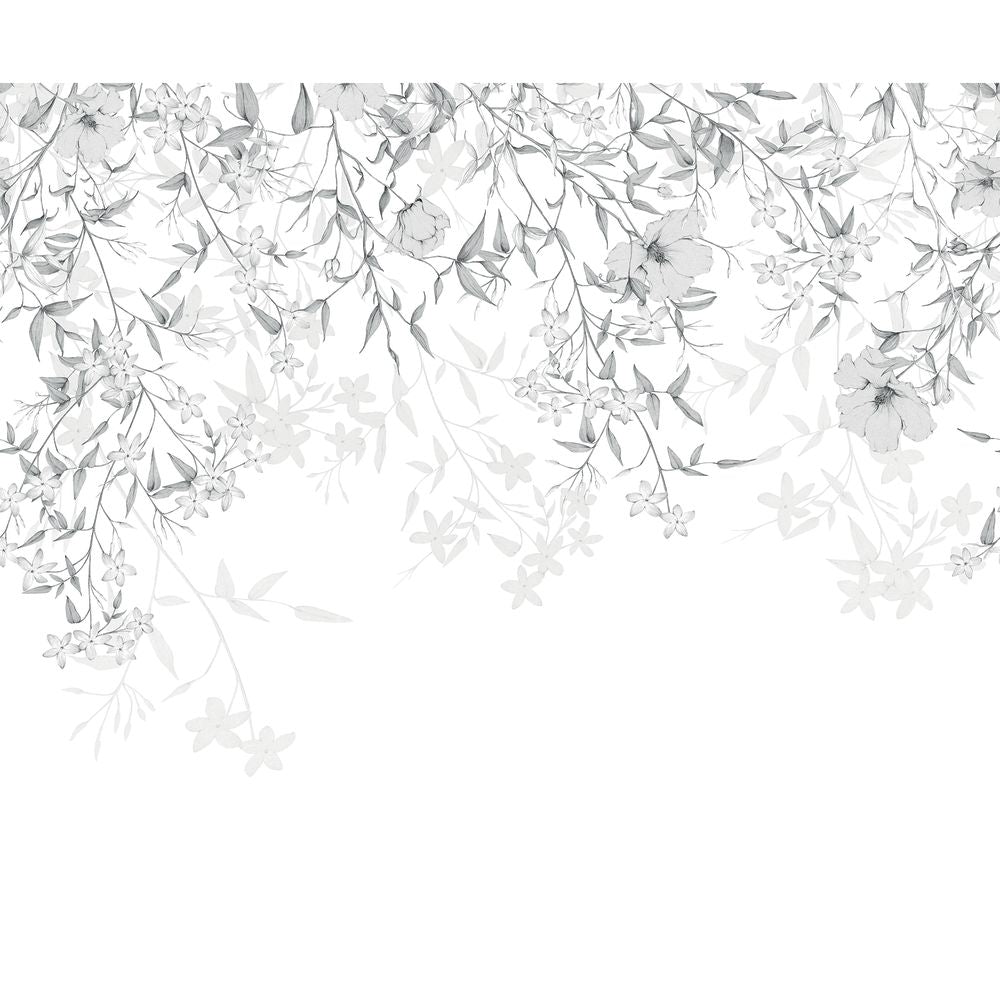 Tapetti Flore Enchantee_S Gris Brume 300X250 cm