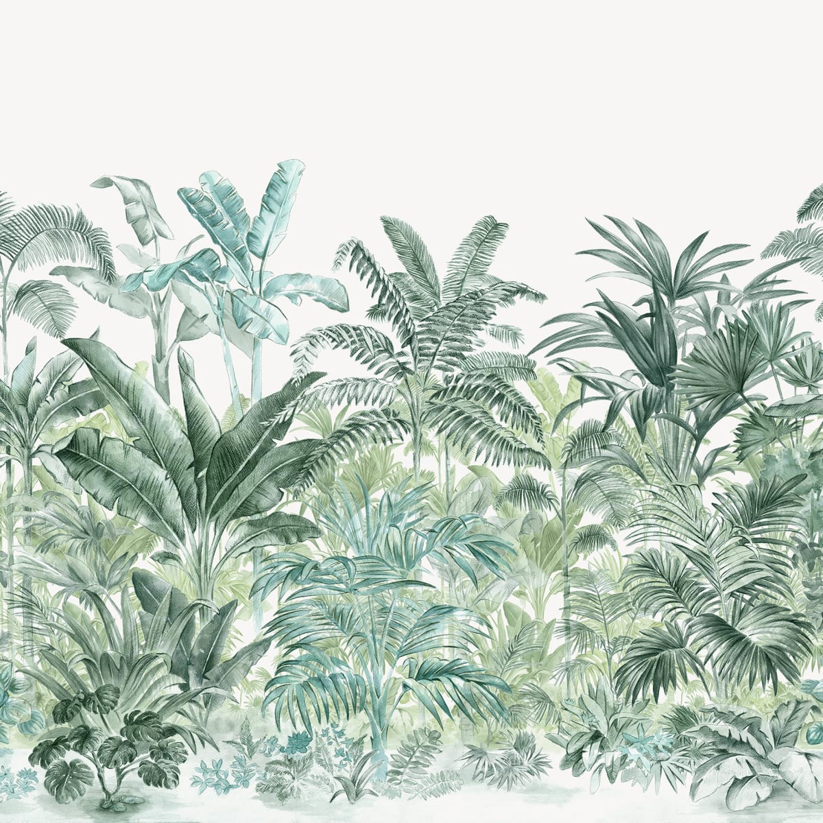 Tapetti Pride Palms, Emerald 300x280