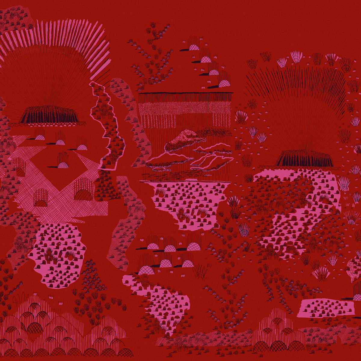 Tapetti Ayers Rock, Valentine 400x280