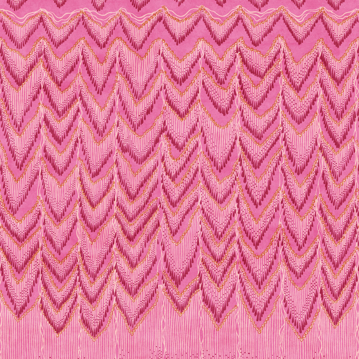 Tapetti Fringed Follies, Hot Pink 200x280