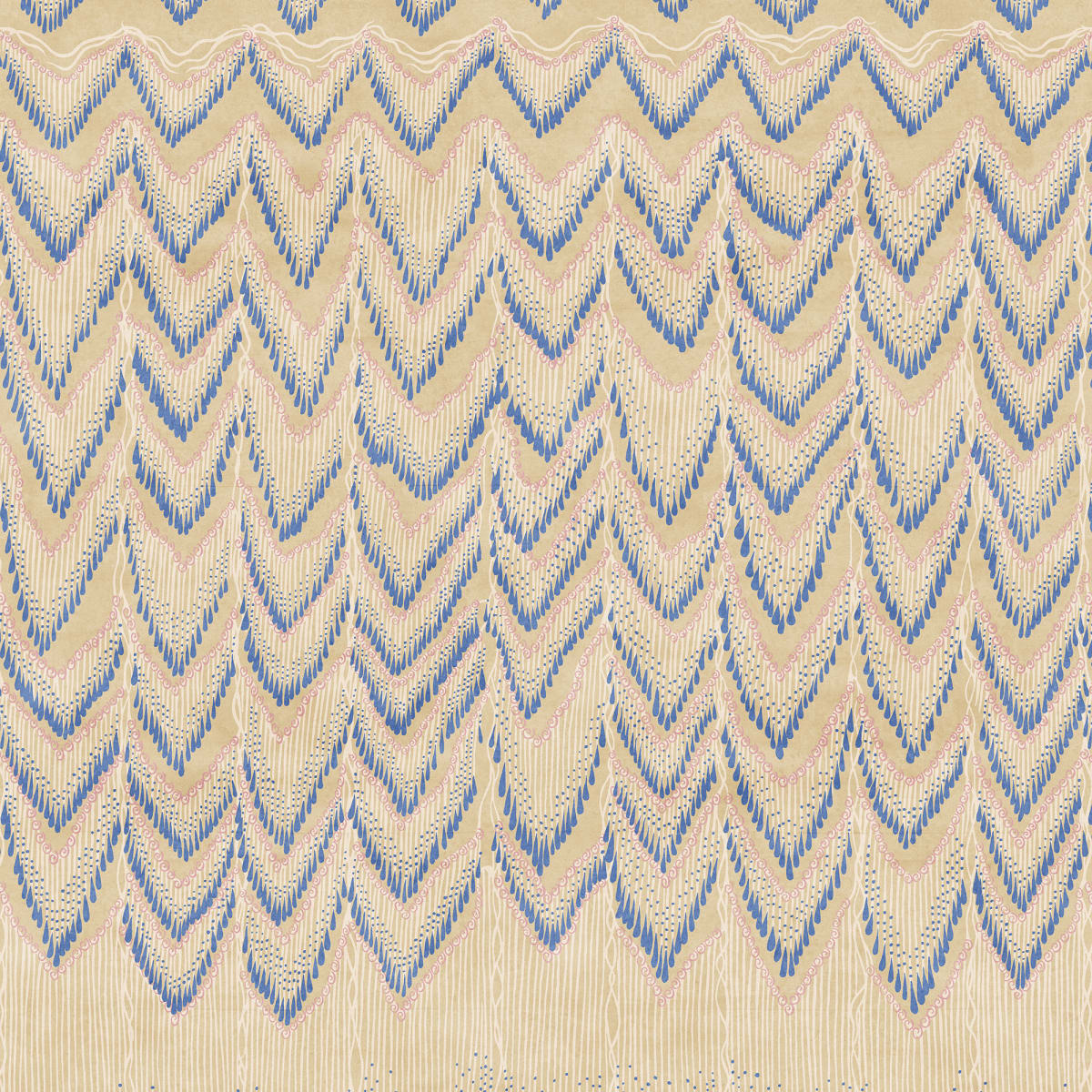 Tapetti Fringed Follies, Custard 200x280