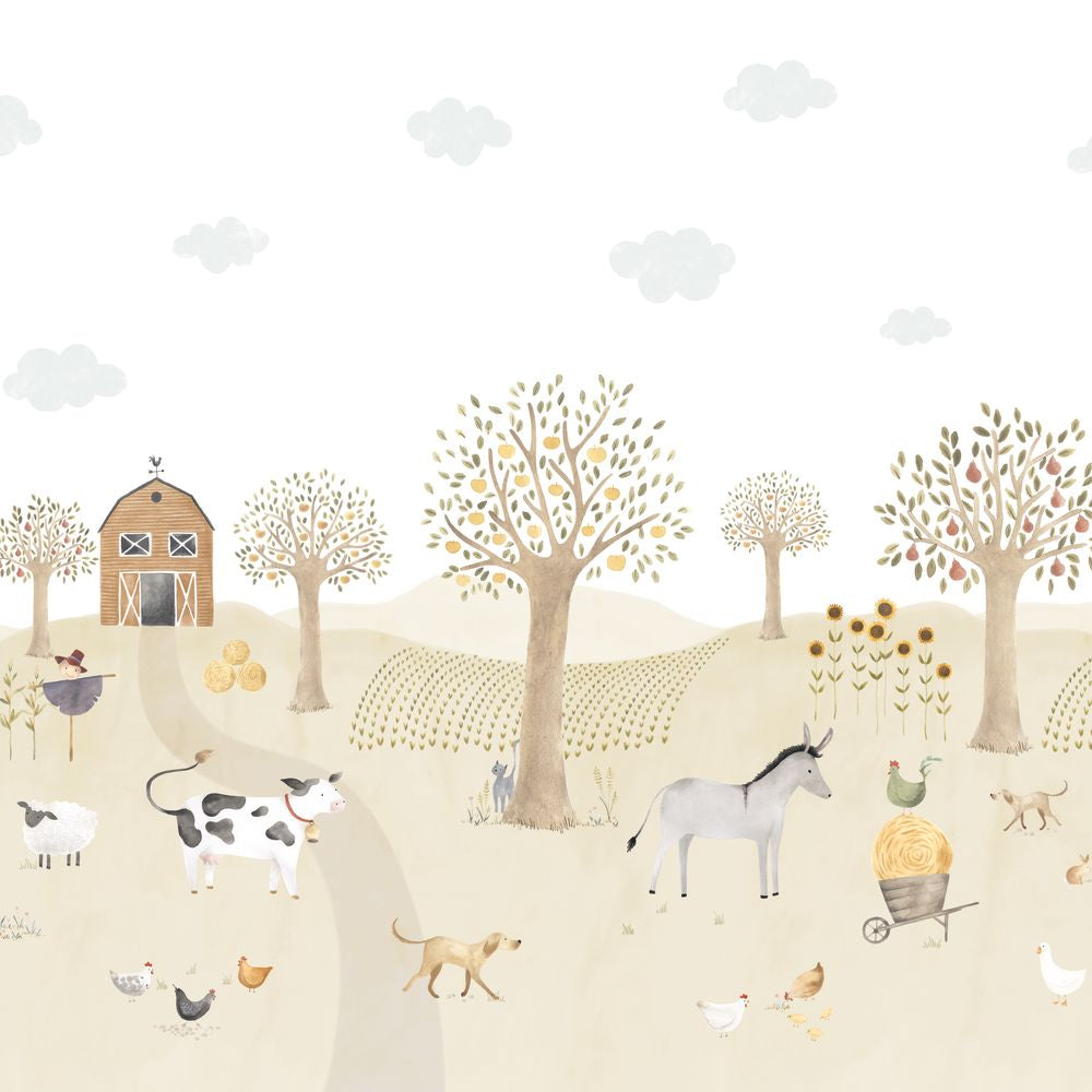 Tapetti The Farm Adventures Full_L Naturel 400X310 cm