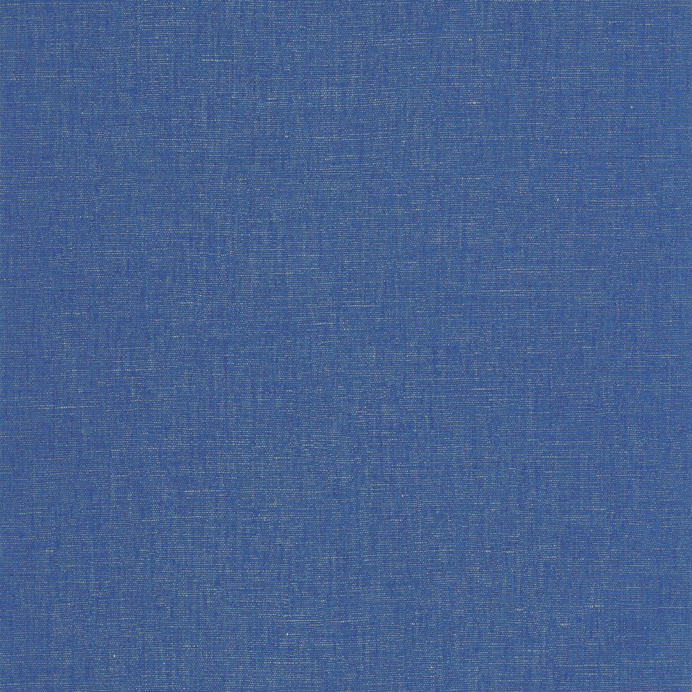 Tapetti Uni Metallise Irise Bleu Electrique Dore 0,53x10,05m