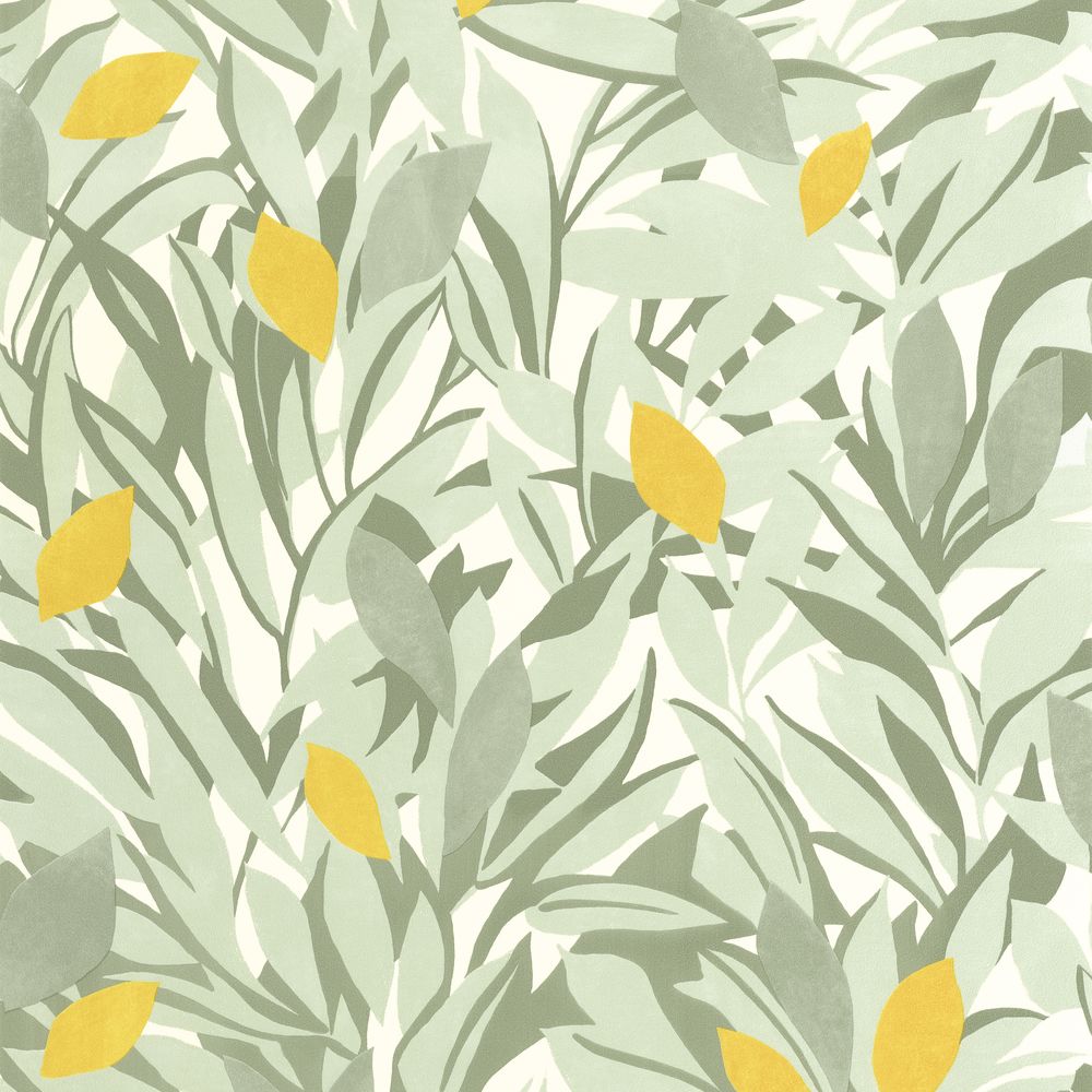 Tapetti Cassis Vert Kaki Jaune 0,53x10,05m