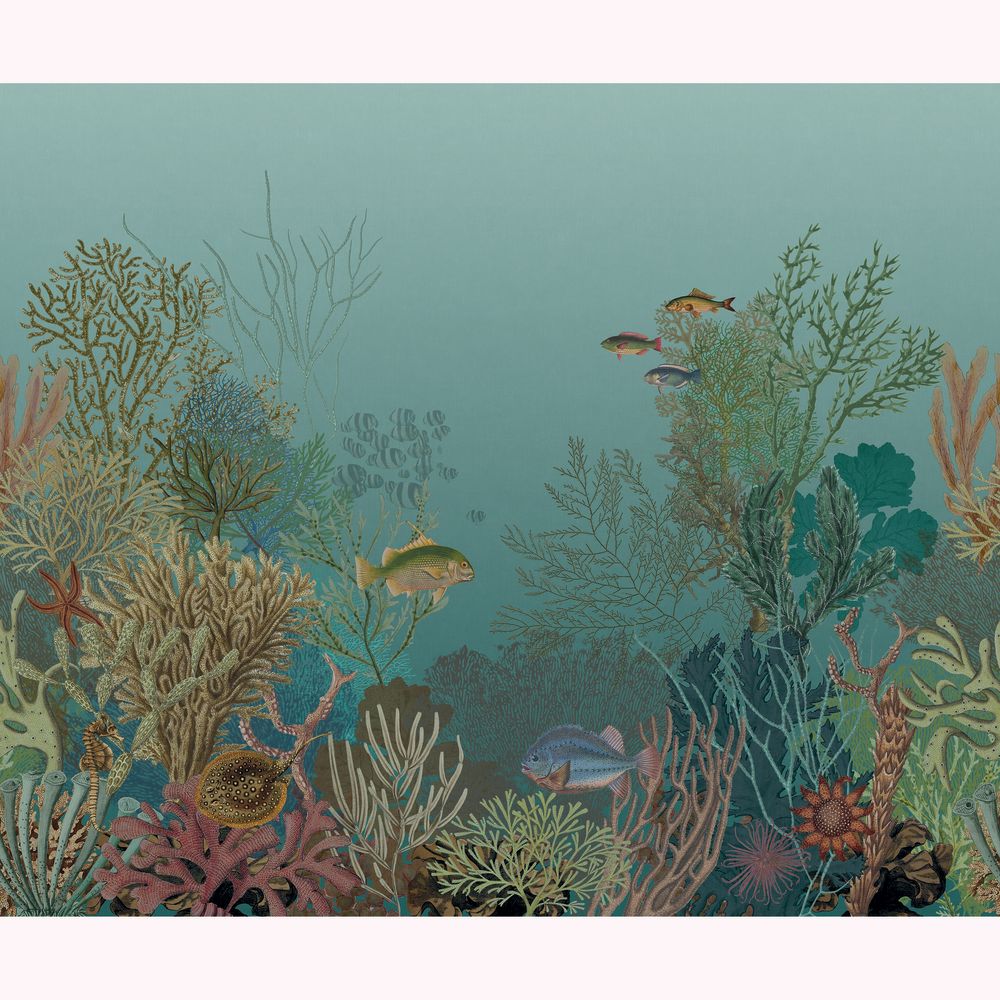 Tapetti Aquarium S Bleu Abysse 300X250 cm
