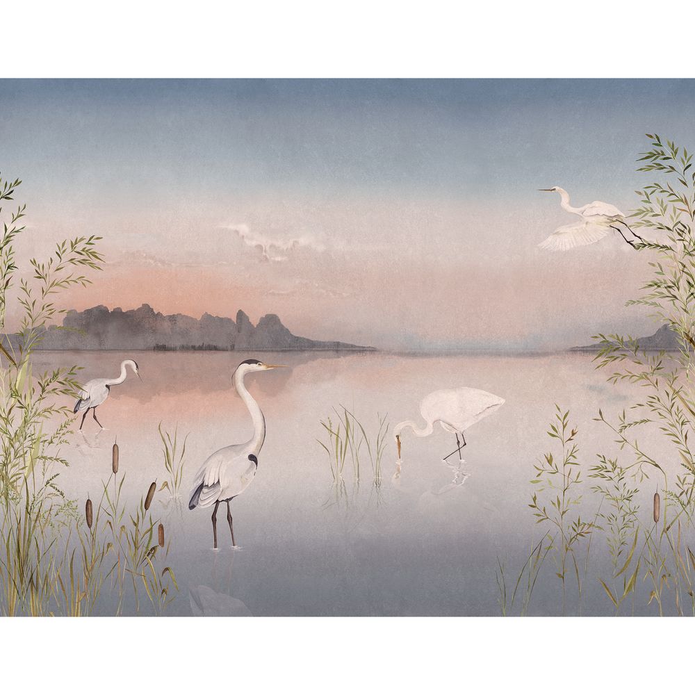 Tapetti Marais Sauvage_L Rose Crepuscule 400X310 cm