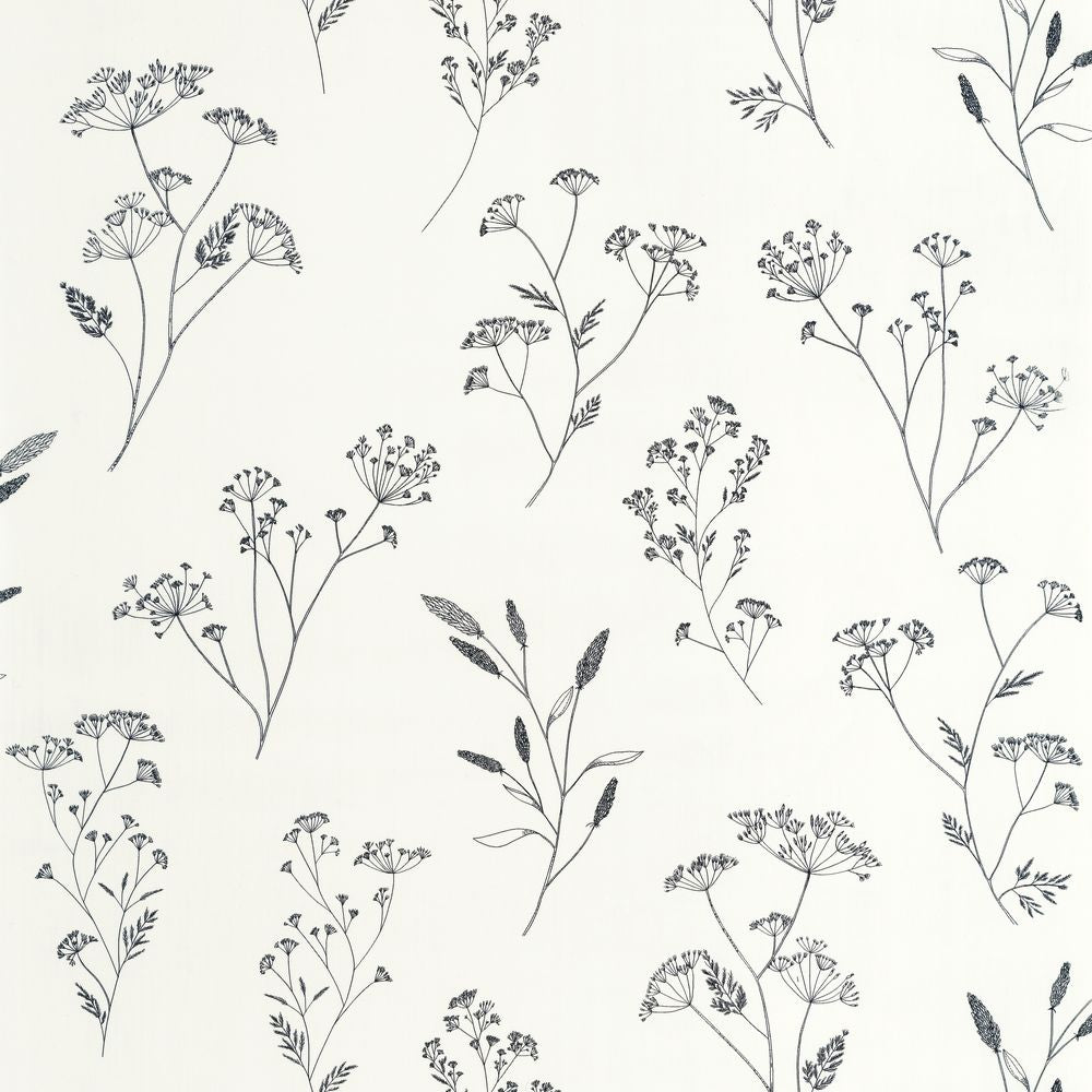Tapetti Little Graminea Noir Blanc 0,53x10m