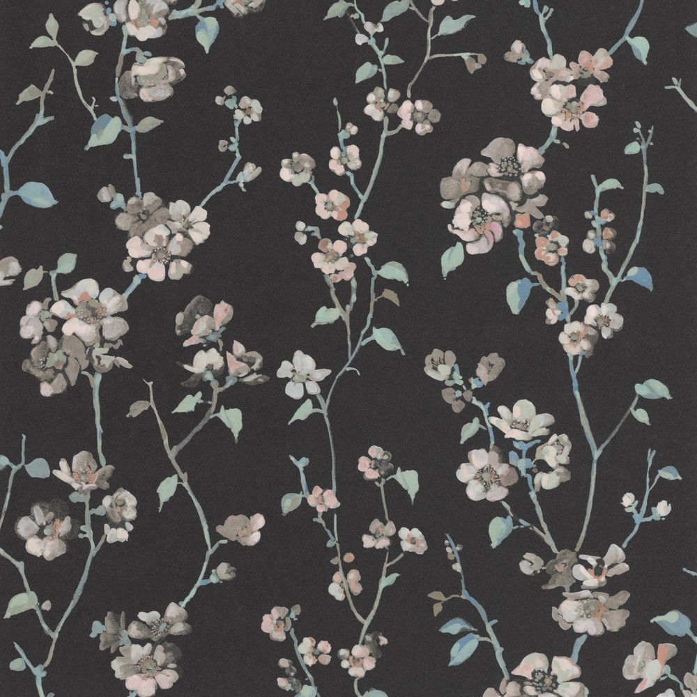 Tapetti Apple Blossom Ardoise 0,53x10,05m
