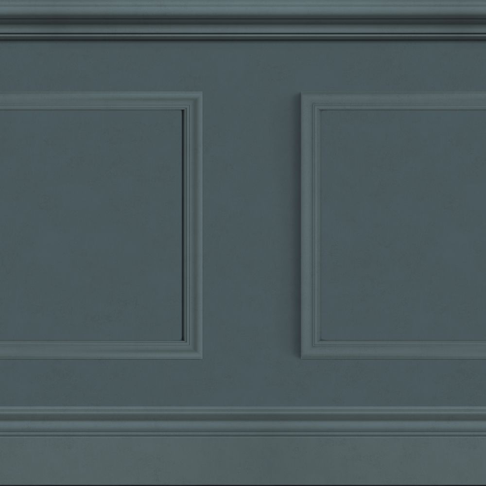 Tapetti La Bibliotheque Bleu Petrole 90x300cm