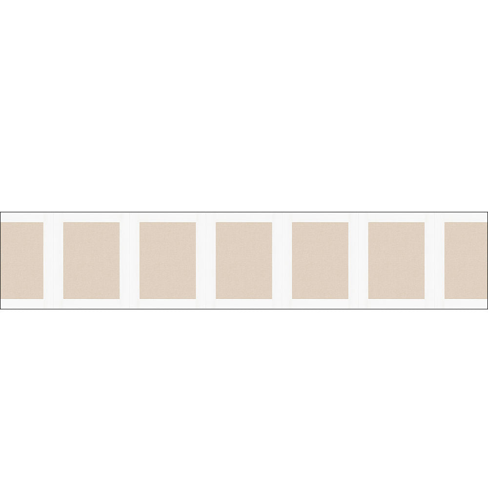 Tapetti Soubassement Jute M Blanc 80x400cm