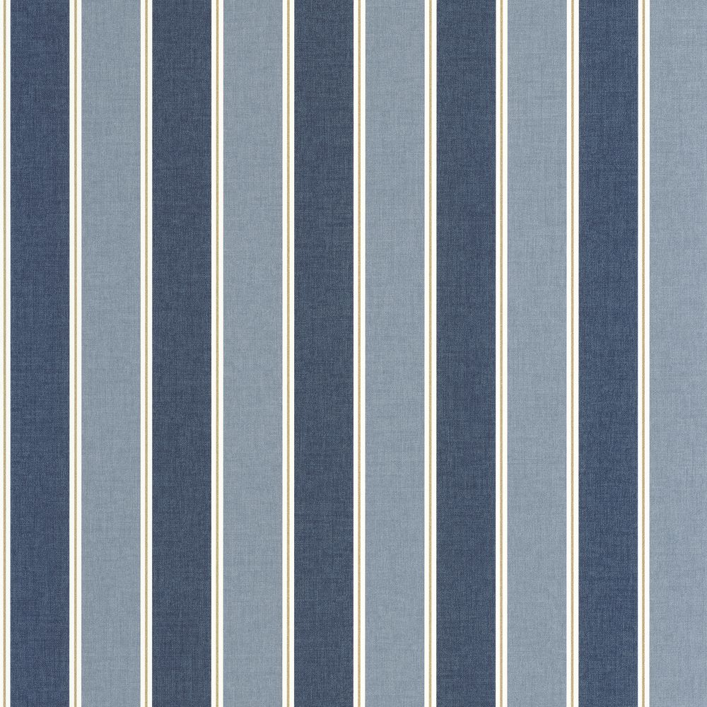 Tapetti Classic Lines Bleu Denim Or 0,53x10,05m