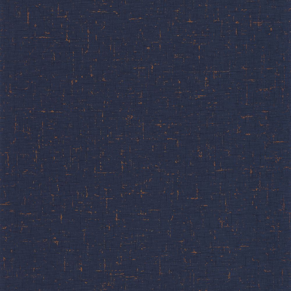 Tapetti Color Box Gaze Metal Bleu Nuit Cuivre 0,53x10m