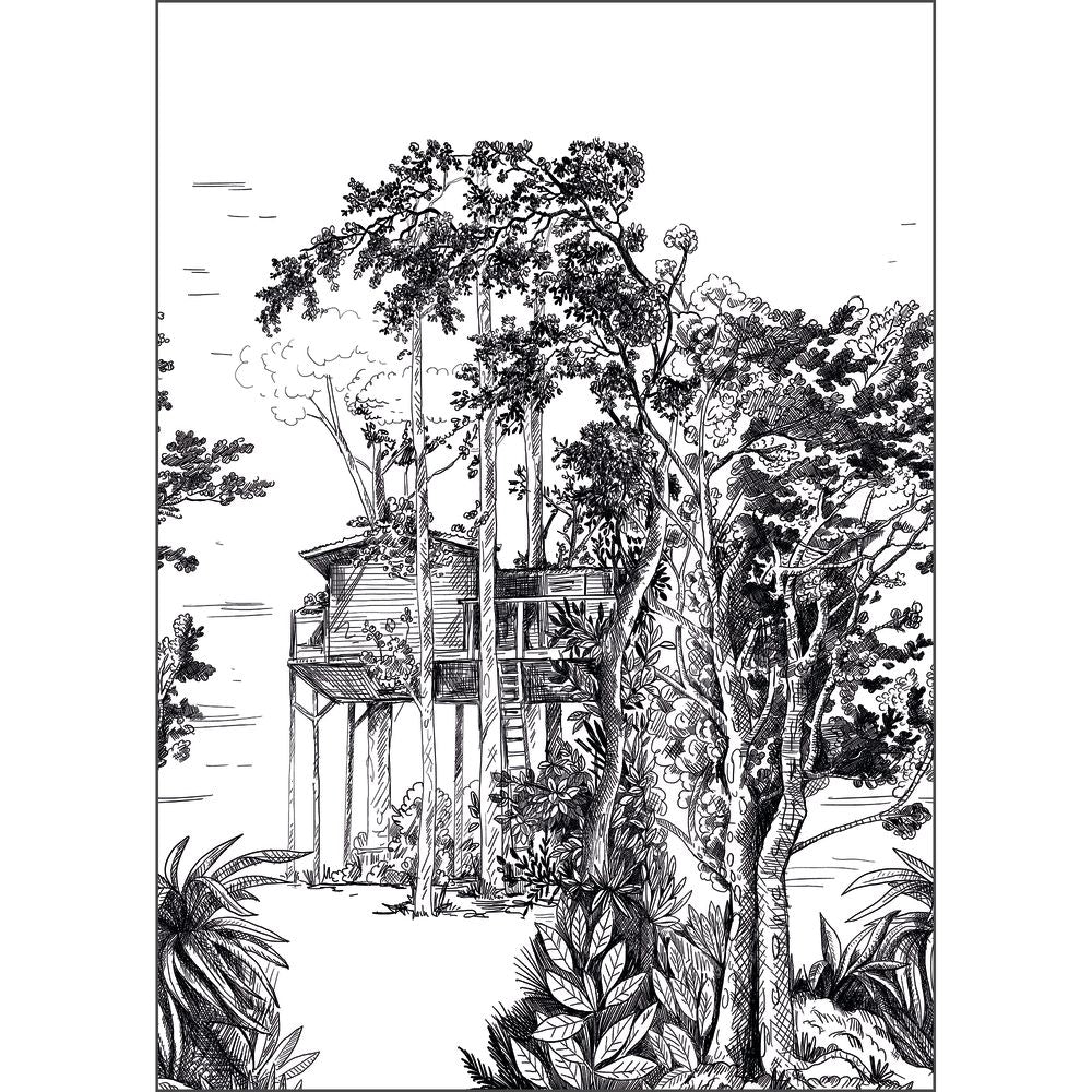 Tapetti The Garden Shed_M Noir 200X280 cm