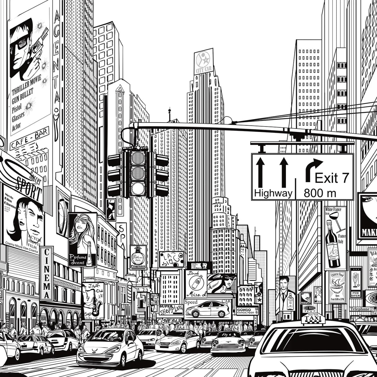 Tapetti Cartoon City
